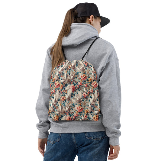 Doves of Peace Drawstring bag by Raul Anthony Monge