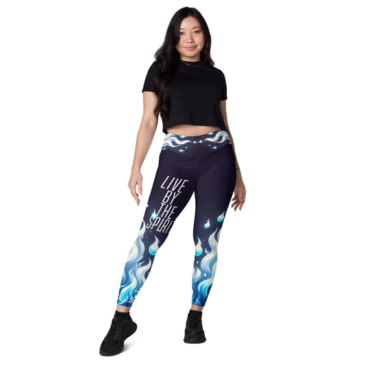 Live by the Spirit Leggings by Raul Anthony Monge, with Pockets