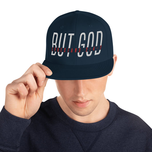 But God Snapback Hat by Raul Anthony Monge