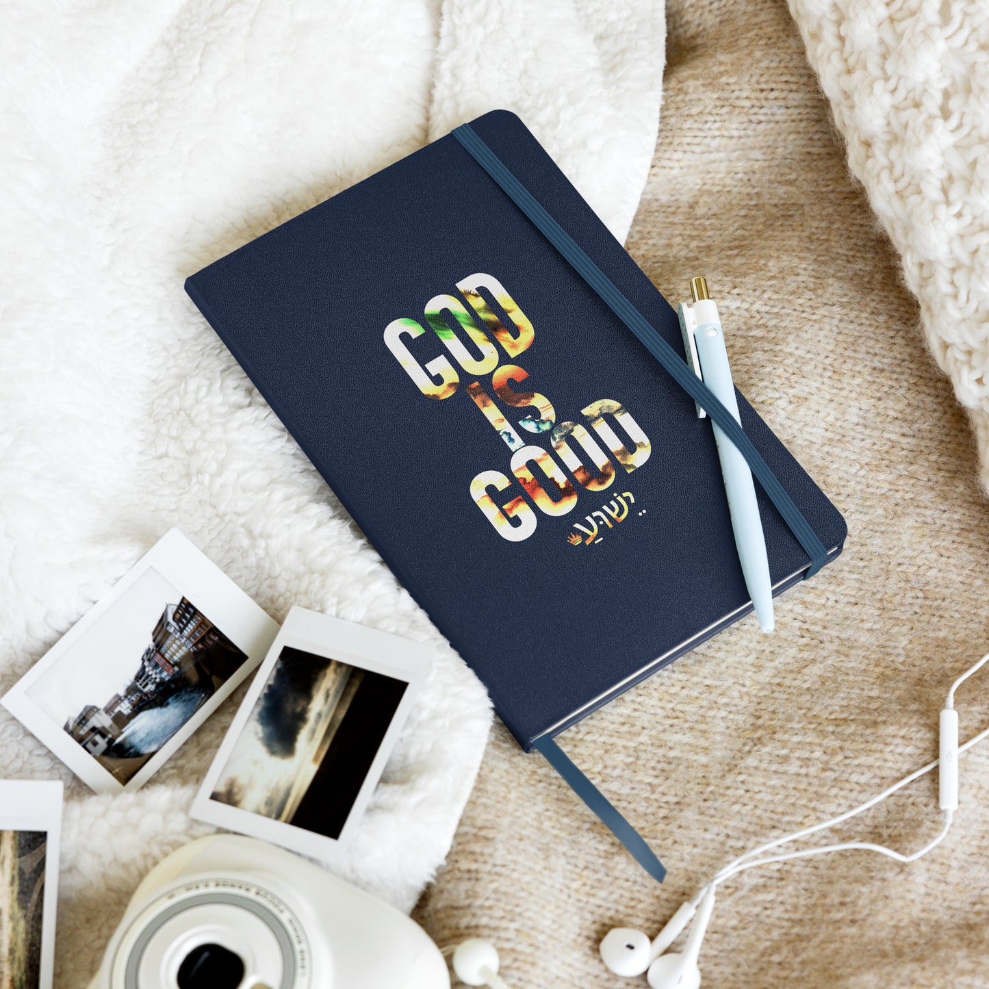 God is Good Hardcover Bound Notebook Journal by Raul Anthony Monge