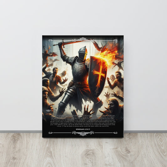 Armor of God Unframed Gallery Wrapped Canvas by Raul Anthony Monge