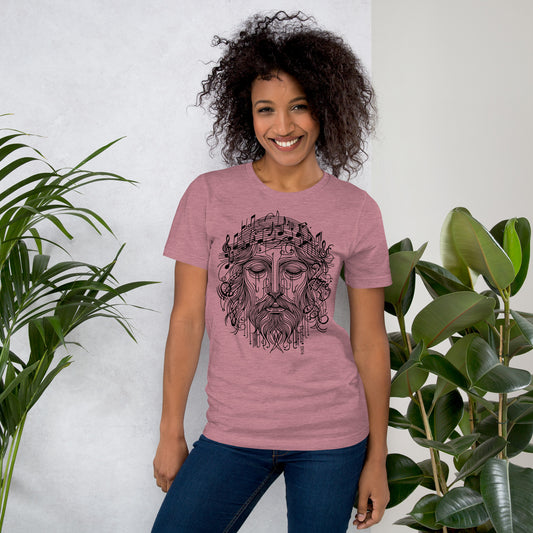 Jesus Music T-Shirt by Raul Anthony Monge, Unisex Mens Women's