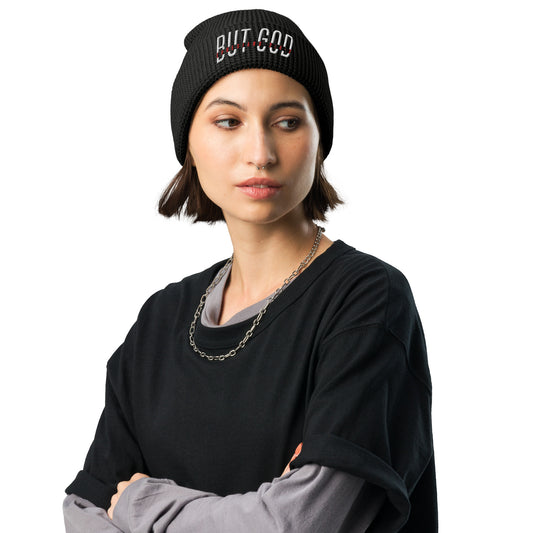 But God Beanie by Raul Anthony Monge, Hat