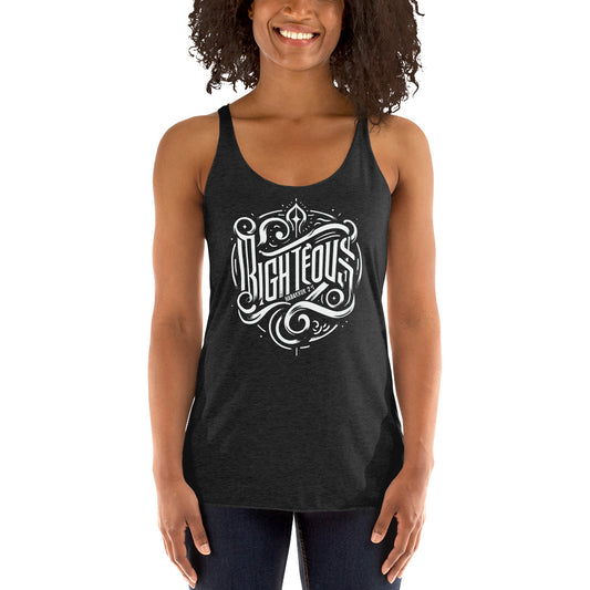 Righteous Women's Racerback Tank Top Shirt by Raul Anthony Monge